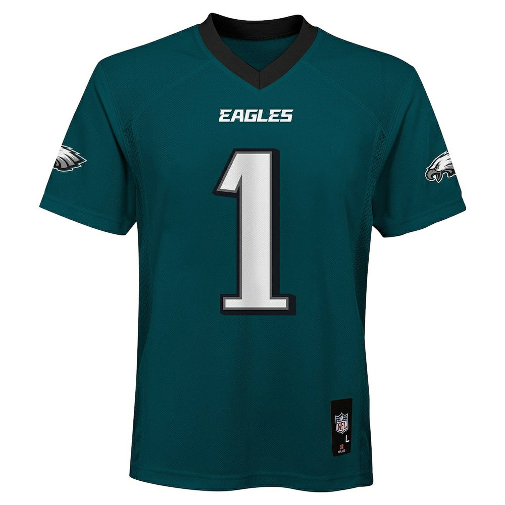 Jalen Hurts Philadelphia Eagles Preschool Replica Player Jersey Midnight Green | NFL