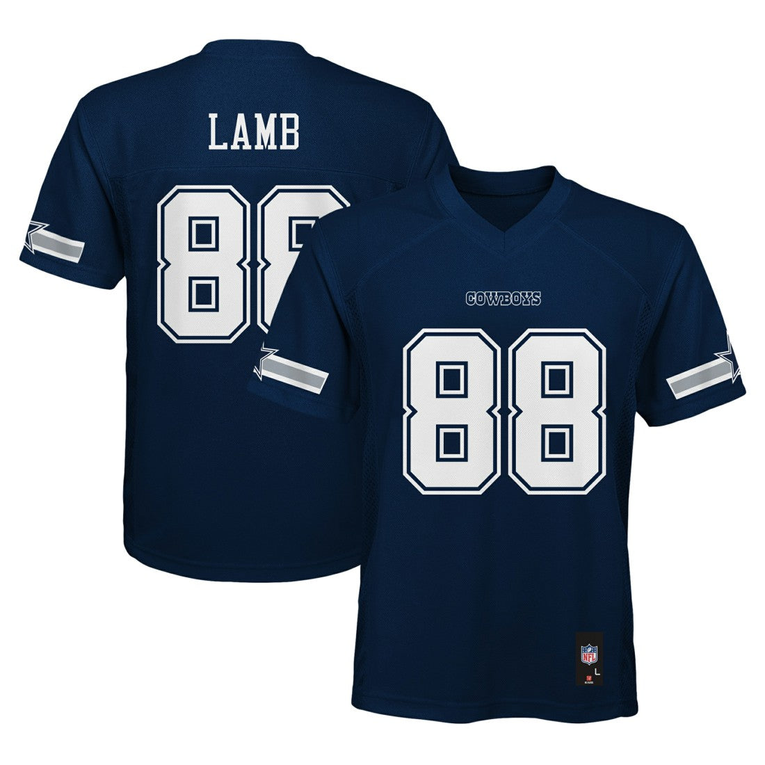 CeeDee Lamb Dallas Cowboys Youth Replica Player Jersey Navy | NFL