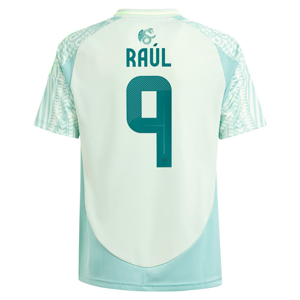 Raul Jimenez Mexico National Team Youth 2024 Away Replica Player Jersey Green | Adidas cheap