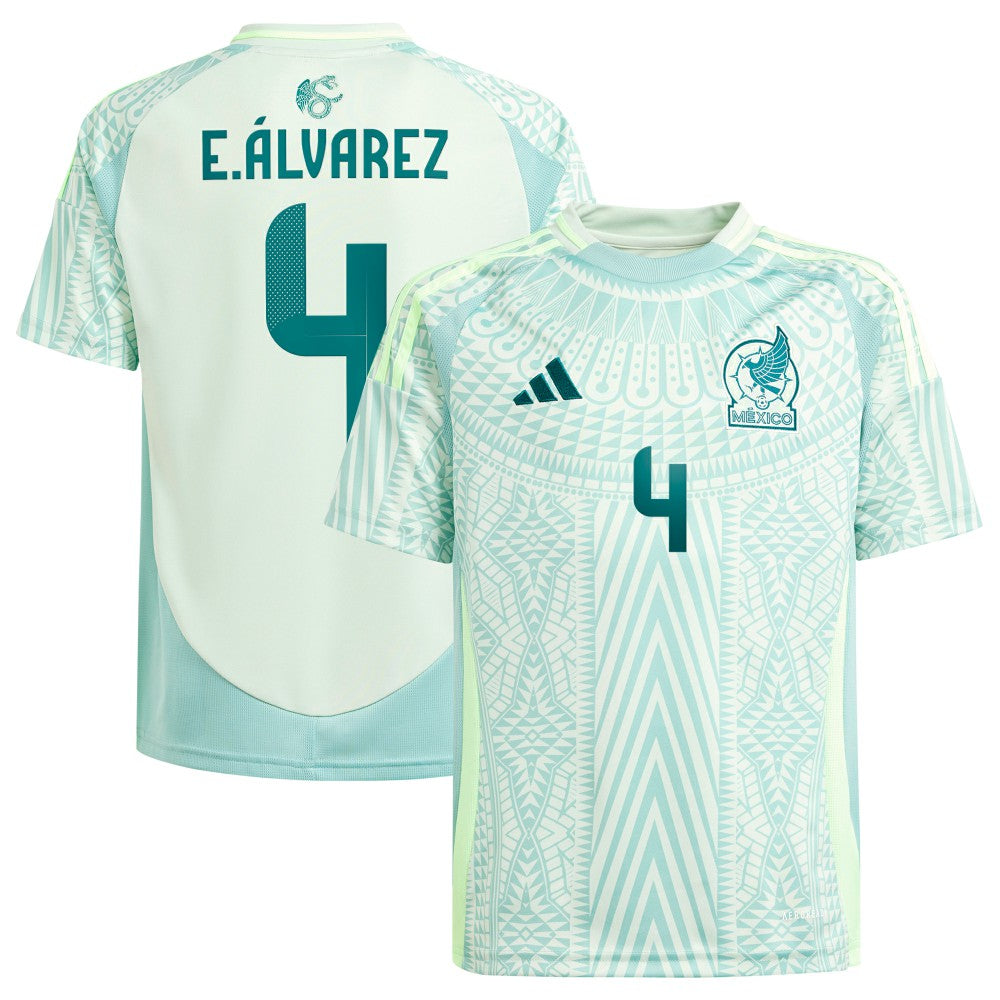 Edson Alvarez Mexico National Team Youth 2024 Away Replica Player Jersey Green | Adidas Sale