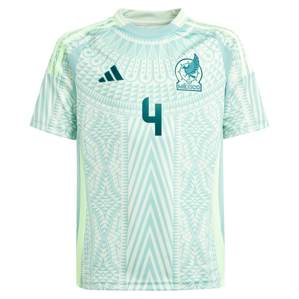Edson Alvarez Mexico National Team Youth 2024 Away Replica Player Jersey Green | Adidas Sale