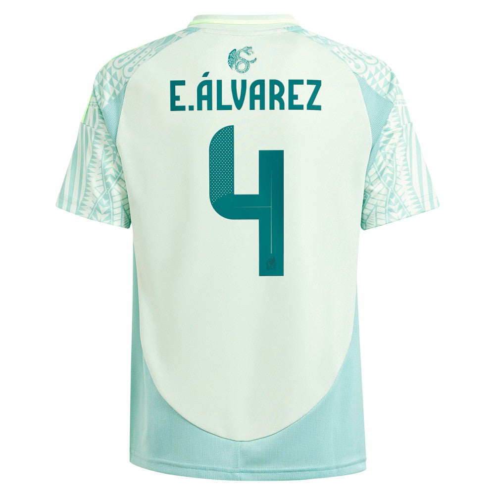 Edson Alvarez Mexico National Team Youth 2024 Away Replica Player Jersey Green | Adidas Sale