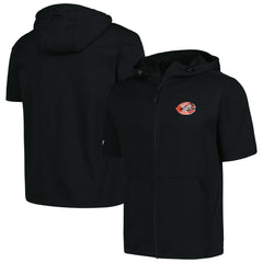 Cincinnati Reds Levelwear Recruit Short Sleeve Full-Zip Hoodie - MLB