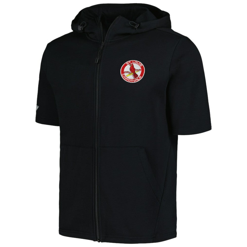 St. Louis Cardinals Levelwear Recruit Short Sleeve Full-Zip Hoodie - MLB