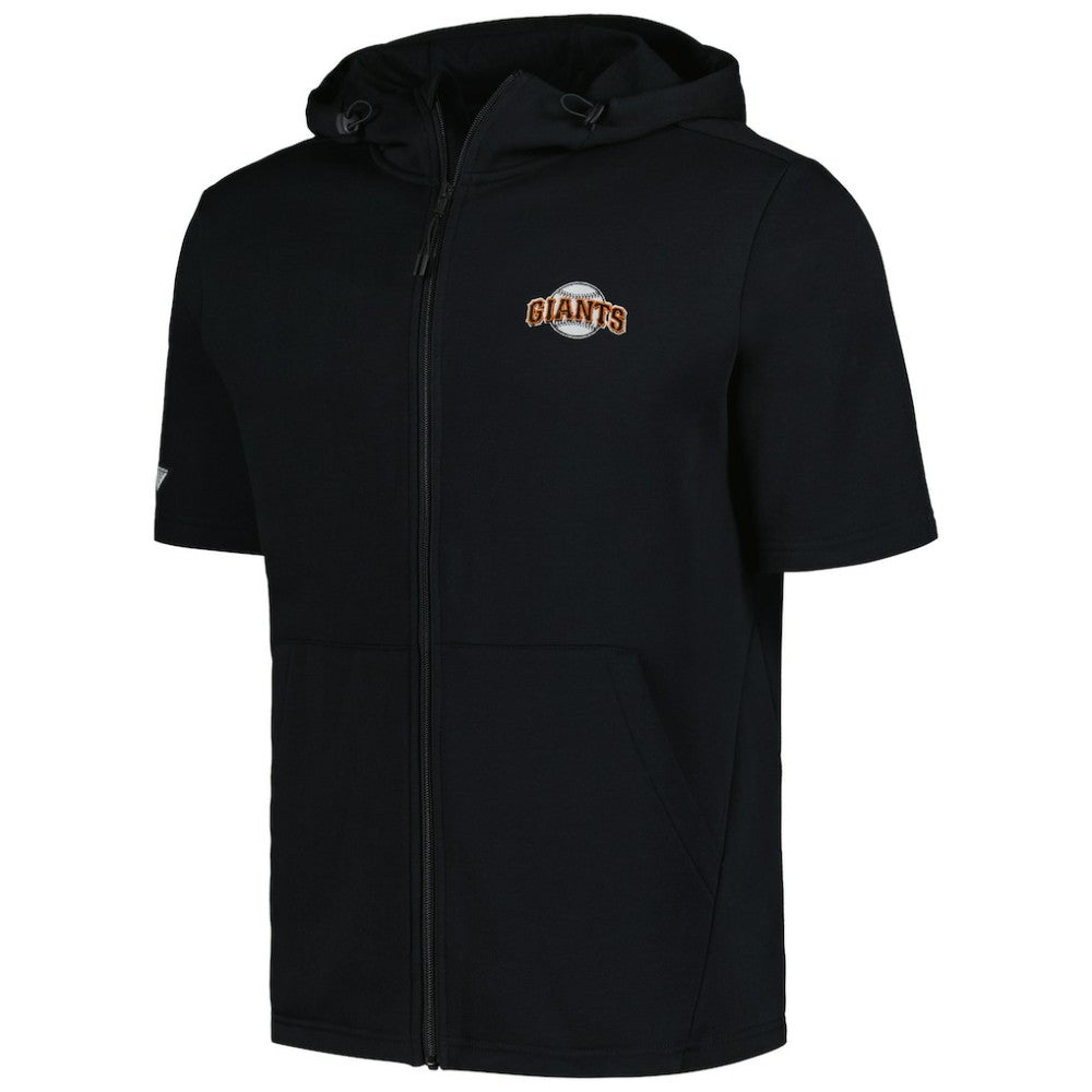 San Francisco Giants Levelwear Recruit Short Sleeve Full-Zip Hoodie - MLB