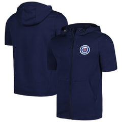 Detroit Tigers Levelwear Recruit Short Sleeve Full-Zip Hoodie - MLB