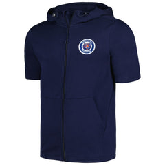 Detroit Tigers Levelwear Recruit Short Sleeve Full-Zip Hoodie - MLB
