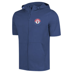 Texas Rangers Levelwear Recruit Short Sleeve Full-Zip Hoodie - MLB