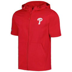 Philadelphia Phillies Levelwear Recruit Short Sleeve Full-Zip Hoodie - MLB