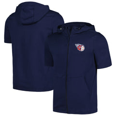 Cleveland Guardians Levelwear Recruit Short Sleeve Full-Zip Hoodie - MLB
