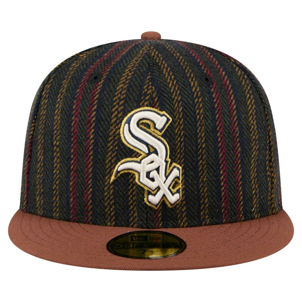 Chicago White Sox New Era Vintage Herringbone 59FIFTY Fitted Hat - MLB