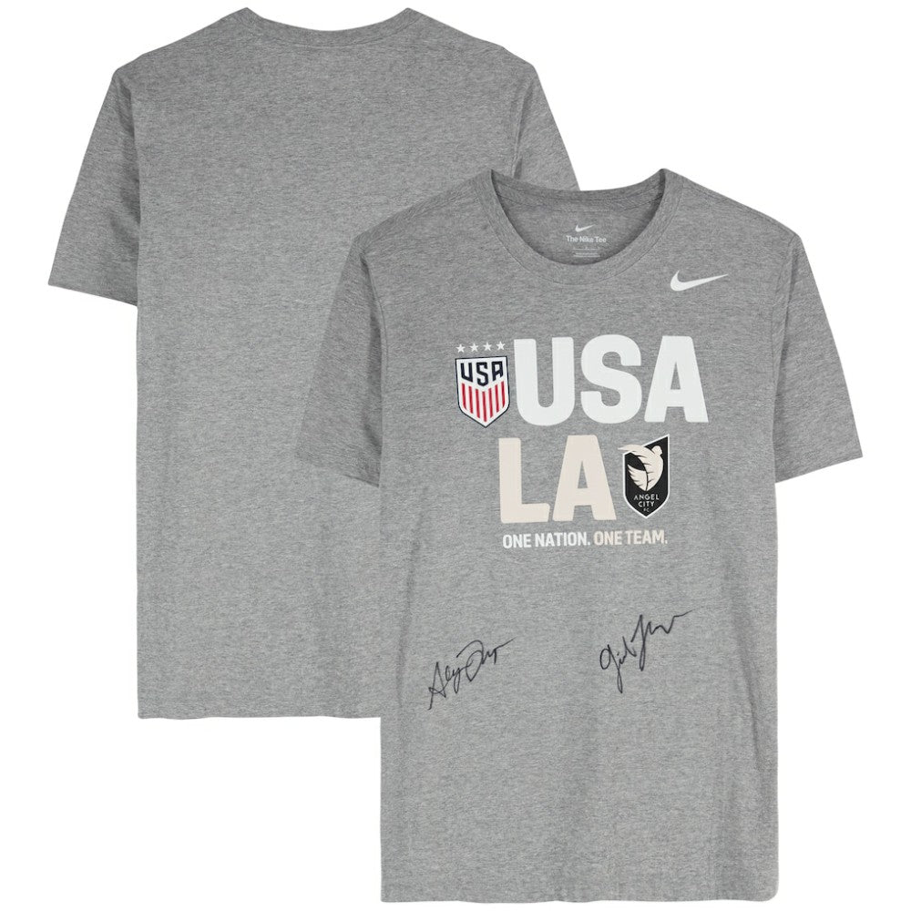Gisele Thompson & Alyssa Thompson Angel City FC & USWNT Multi-Signed Gray T-Shirt | Fanatics discount
