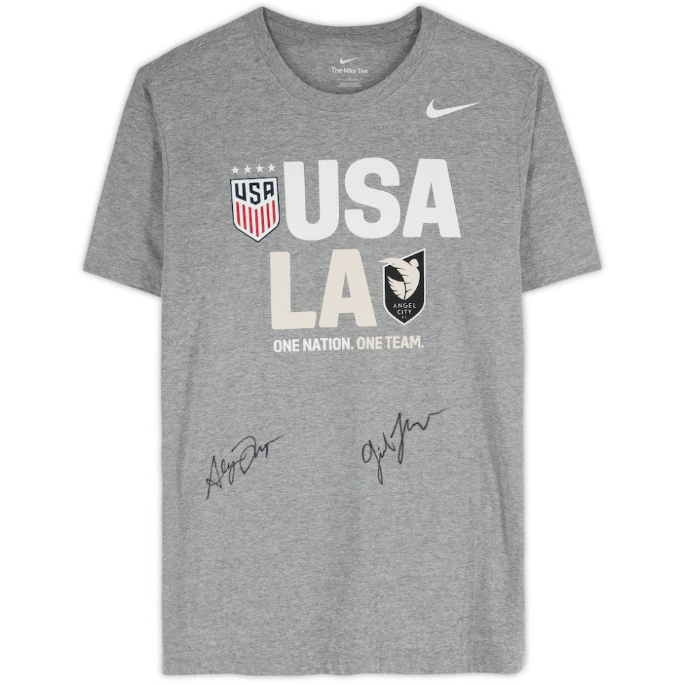 Gisele Thompson & Alyssa Thompson Angel City FC & USWNT Multi-Signed Gray T-Shirt | Fanatics discount