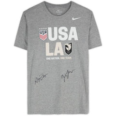 Gisele Thompson & Alyssa Thompson Angel City FC & USWNT Multi-Signed Gray T-Shirt | Fanatics discount