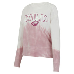 Minnesota Wild Concepts Sport Women's Orchard Tie-Dye Long Sleeve Top - Pink/White - NHL
