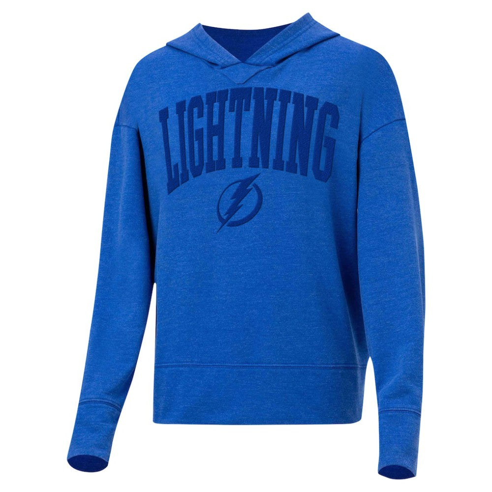 Tampa Bay Lightning Concepts Sport Women's Volley Pullover Hoodie - Blue - NHL