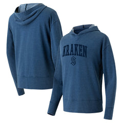 Seattle Kraken Concepts Sport Women's Volley Pullover Hoodie - Deep Sea Blue - NHL