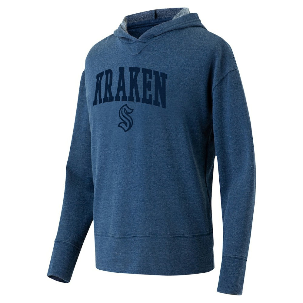 Seattle Kraken Concepts Sport Women's Volley Pullover Hoodie - Deep Sea Blue - NHL