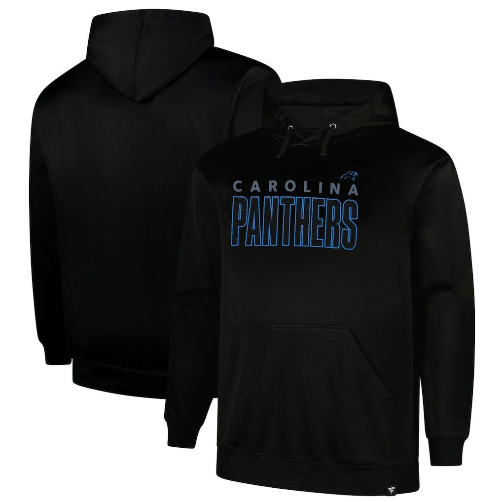 Carolina Panthers Big & Tall Fleece Pullover Hoodie Black | Fanatics
