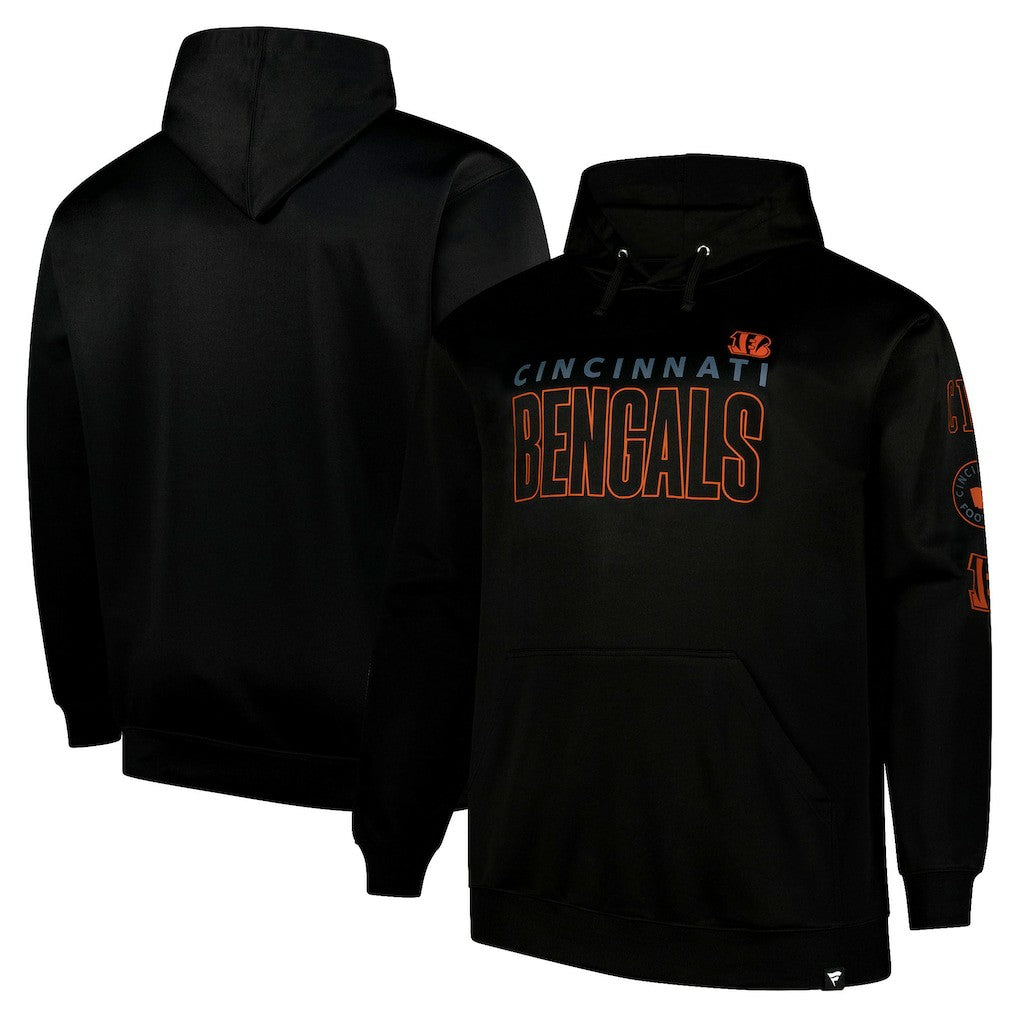 Cincinnati Bengals Big & Tall Fleece Pullover Hoodie Black | Fanatics