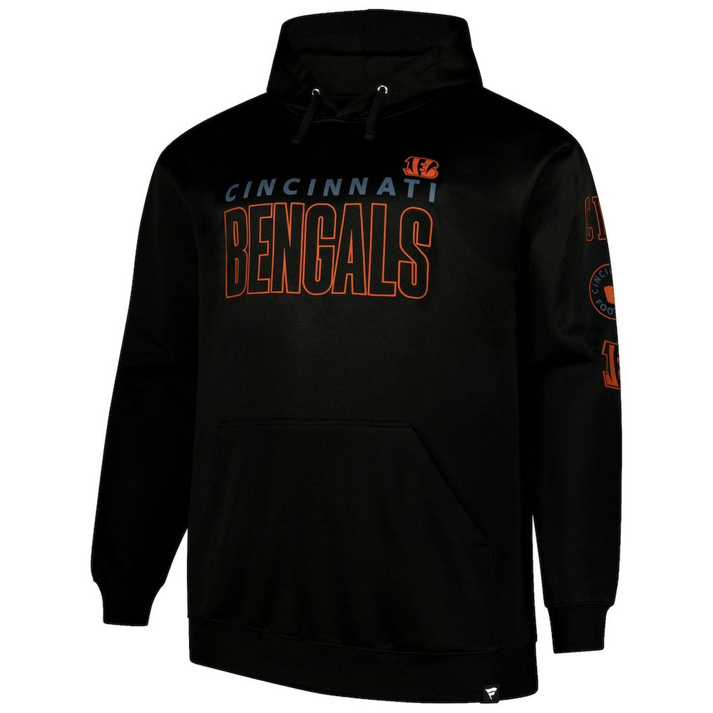 Cincinnati Bengals Big & Tall Fleece Pullover Hoodie Black | Fanatics