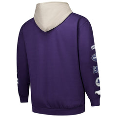 Dallas Cowboys Big & Tall Patched Out Pullover Hoodie Purple | Fanatics