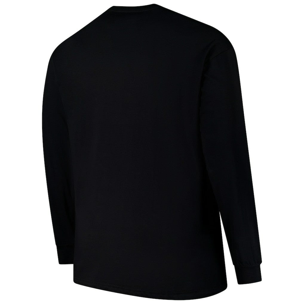 Chicago Bears Profile Big & Tall Pop Long Sleeve T-Shirt Black | NFL