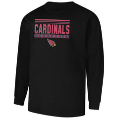 Arizona Cardinals Profile Big & Tall Pop Long Sleeve T-Shirt Black | NFL