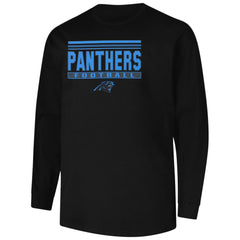 Carolina Panthers Profile Big & Tall Pop Long Sleeve T-Shirt Black | NFL
