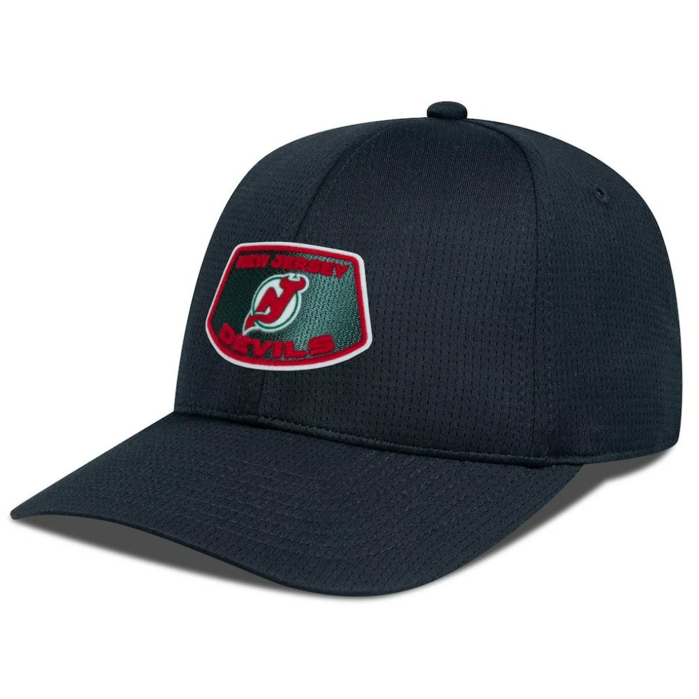 New Jersey Devils Levelwear Retro Skylight Zephyr Adjustable Hat - Black - NHL