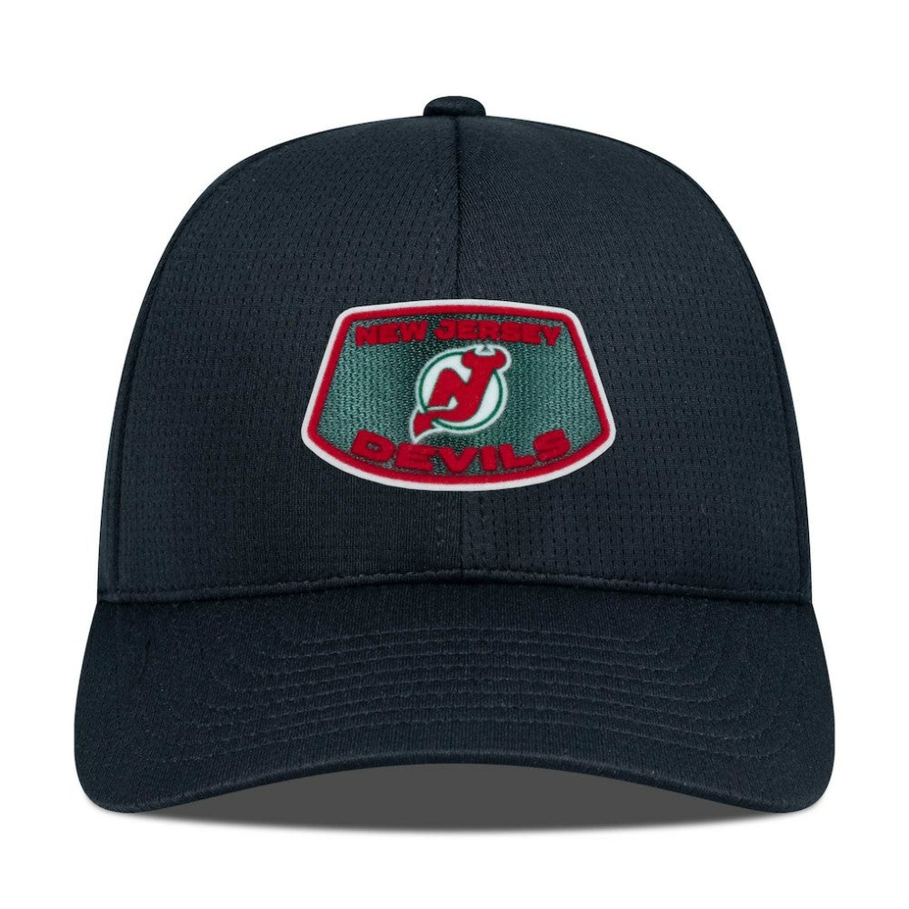New Jersey Devils Levelwear Retro Skylight Zephyr Adjustable Hat - Black - NHL