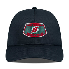 New Jersey Devils Levelwear Retro Skylight Zephyr Adjustable Hat - Black - NHL