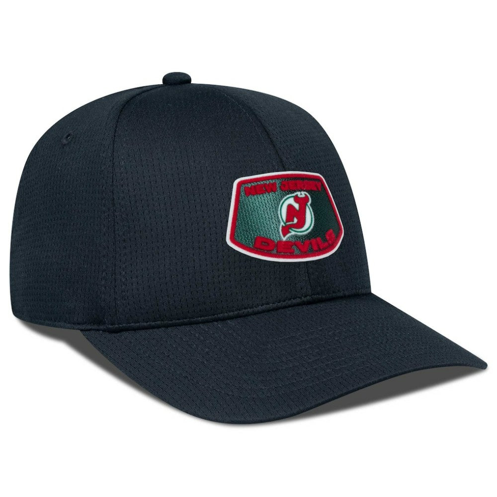 New Jersey Devils Levelwear Retro Skylight Zephyr Adjustable Hat - Black - NHL
