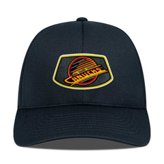 Vancouver Canucks Levelwear Retro Skylight Zephyr Adjustable Hat - Black - NHL