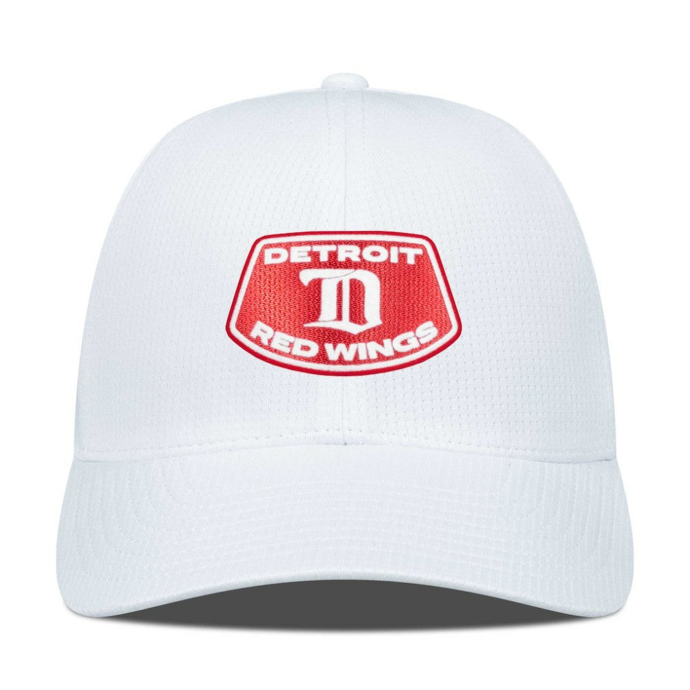 Detroit Red Wings Levelwear Retro Skylight Zephyr Adjustable Hat - White - NHL