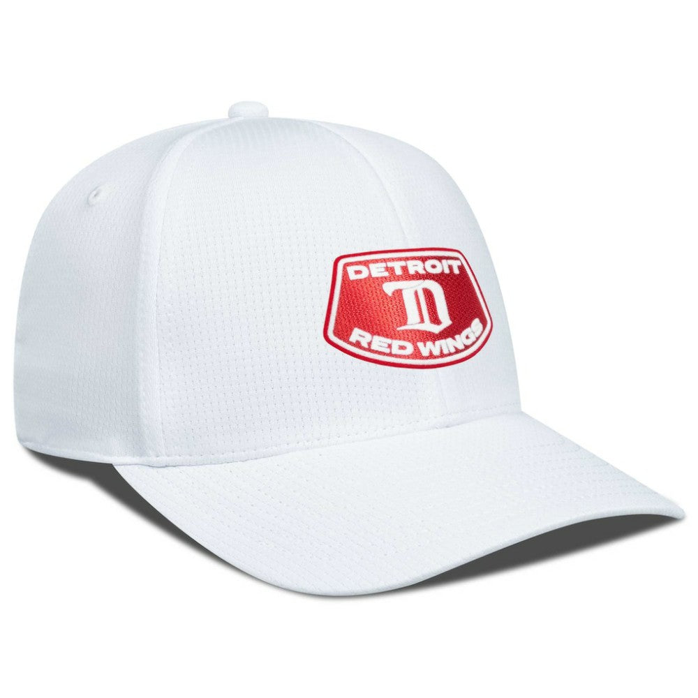 Detroit Red Wings Levelwear Retro Skylight Zephyr Adjustable Hat - White - NHL
