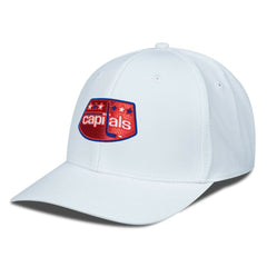 Washington Capitals Levelwear Retro Skylight Rise Flex Hat - White - NHL