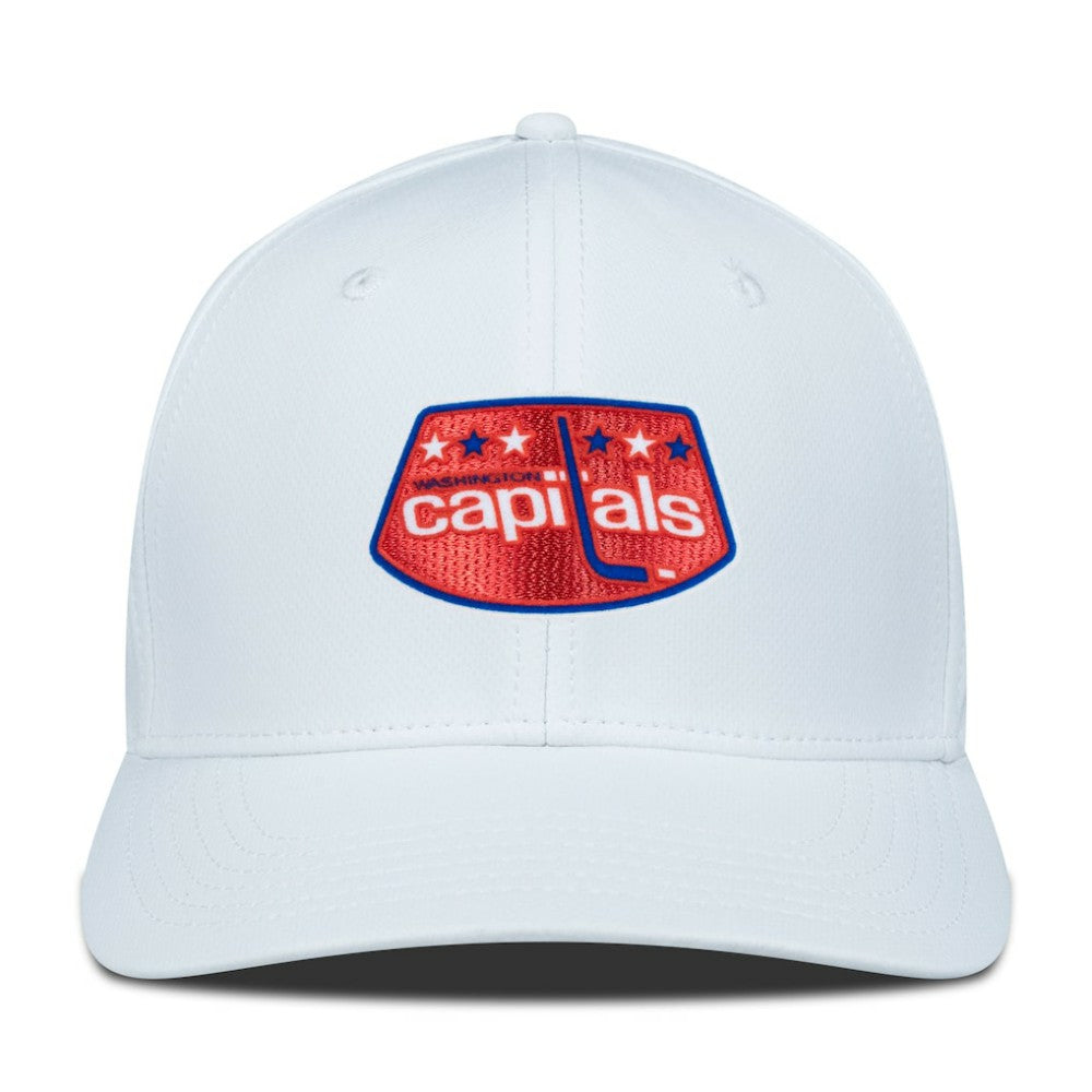 Washington Capitals Levelwear Retro Skylight Rise Flex Hat - White - NHL