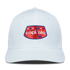 Washington Capitals Levelwear Retro Skylight Rise Flex Hat - White - NHL