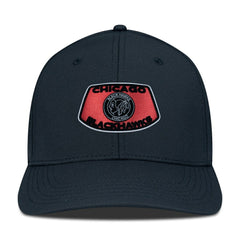 Chicago Blackhawks Levelwear Retro Skylight Rise Flex Hat - Black - NHL