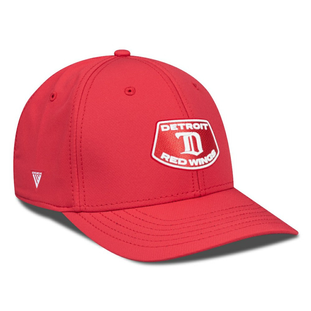 Detroit Red Wings Levelwear Retro Skylight Rise Flex Hat - Red - NHL