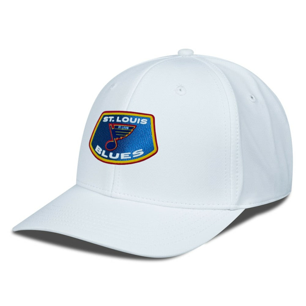 St. Louis Blues Levelwear Retro Skylight Rise Flex Hat - White - NHL