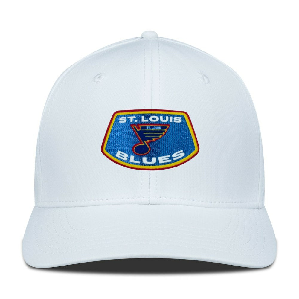 St. Louis Blues Levelwear Retro Skylight Rise Flex Hat - White - NHL