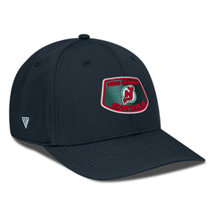 New Jersey Devils Levelwear Retro Skylight Rise Flex Hat - Black - NHL