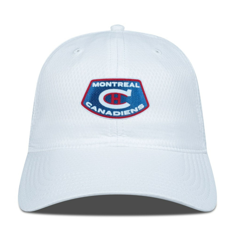 Montreal Canadiens Levelwear Retro Skylight Matrix Adjustable Hat - White - NHL