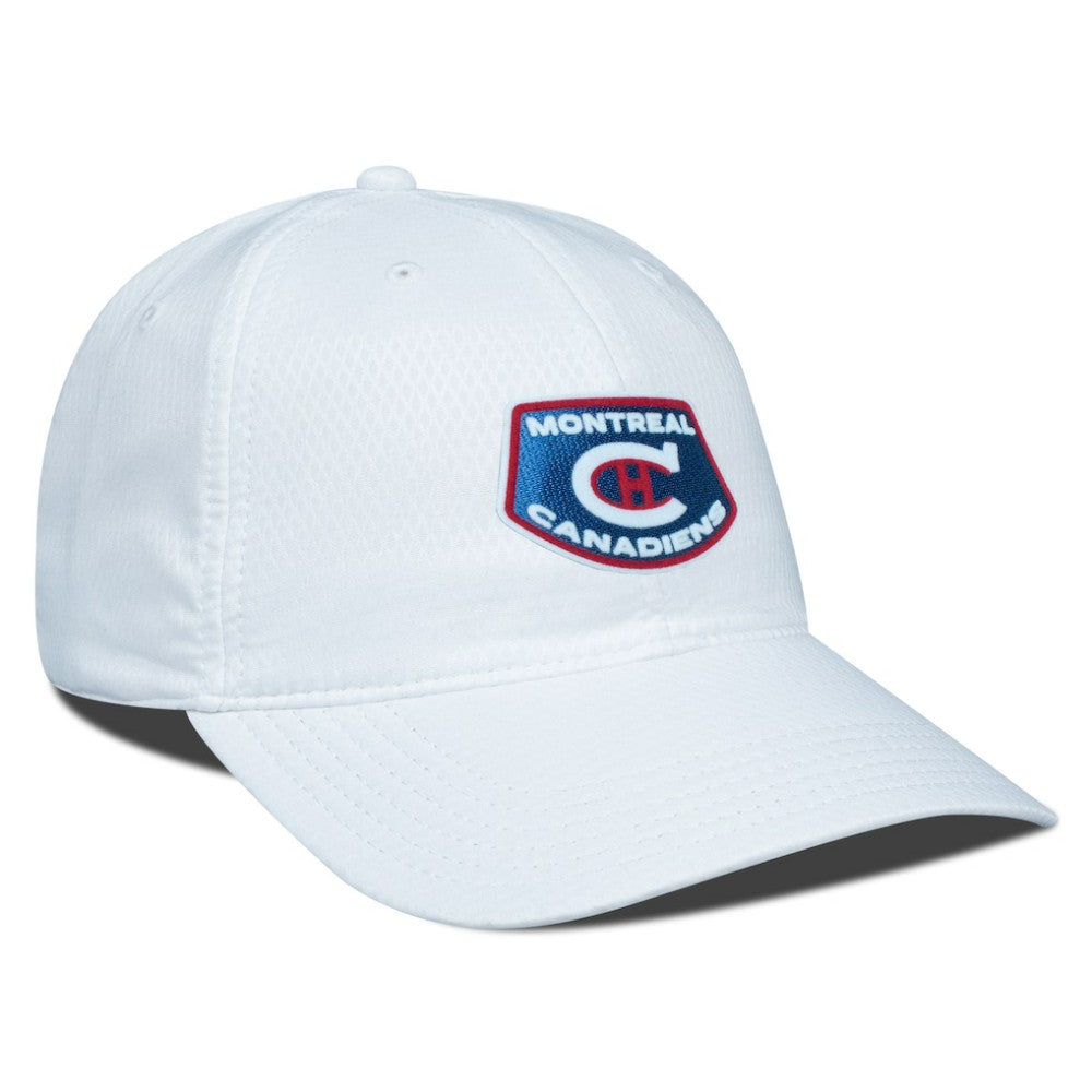 Montreal Canadiens Levelwear Retro Skylight Matrix Adjustable Hat - White - NHL