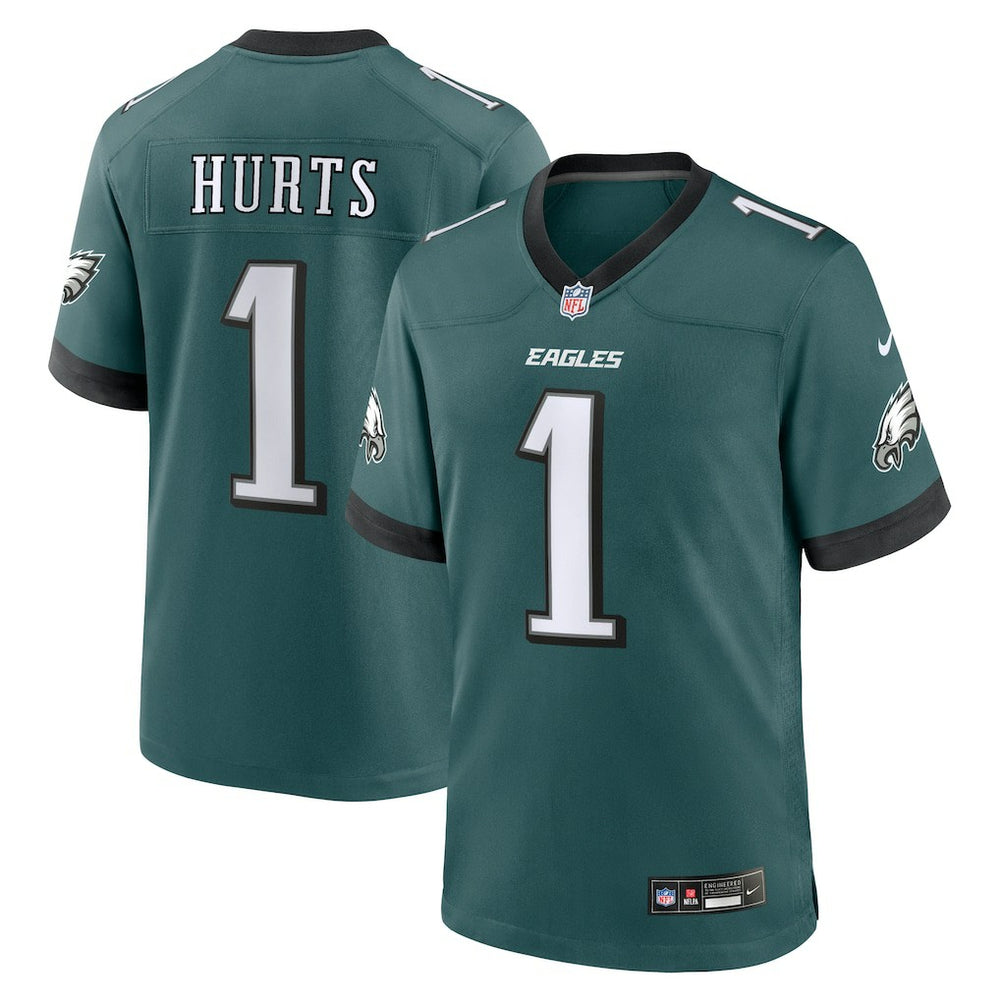 Jalen Hurts Philadelphia Eagles Team Game Jersey Midnight Green | Nike for Sale