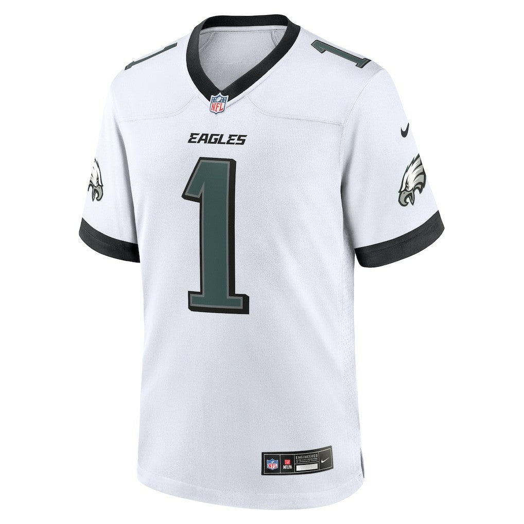 Jalen Hurts Philadelphia Eagles White Game Jersey White | Nike for Sale