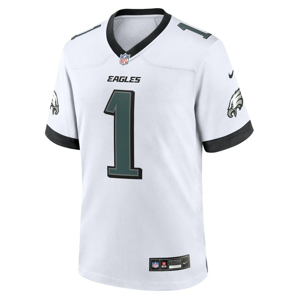 Jalen Hurts Philadelphia Eagles White Game Jersey White | Nike for Sale