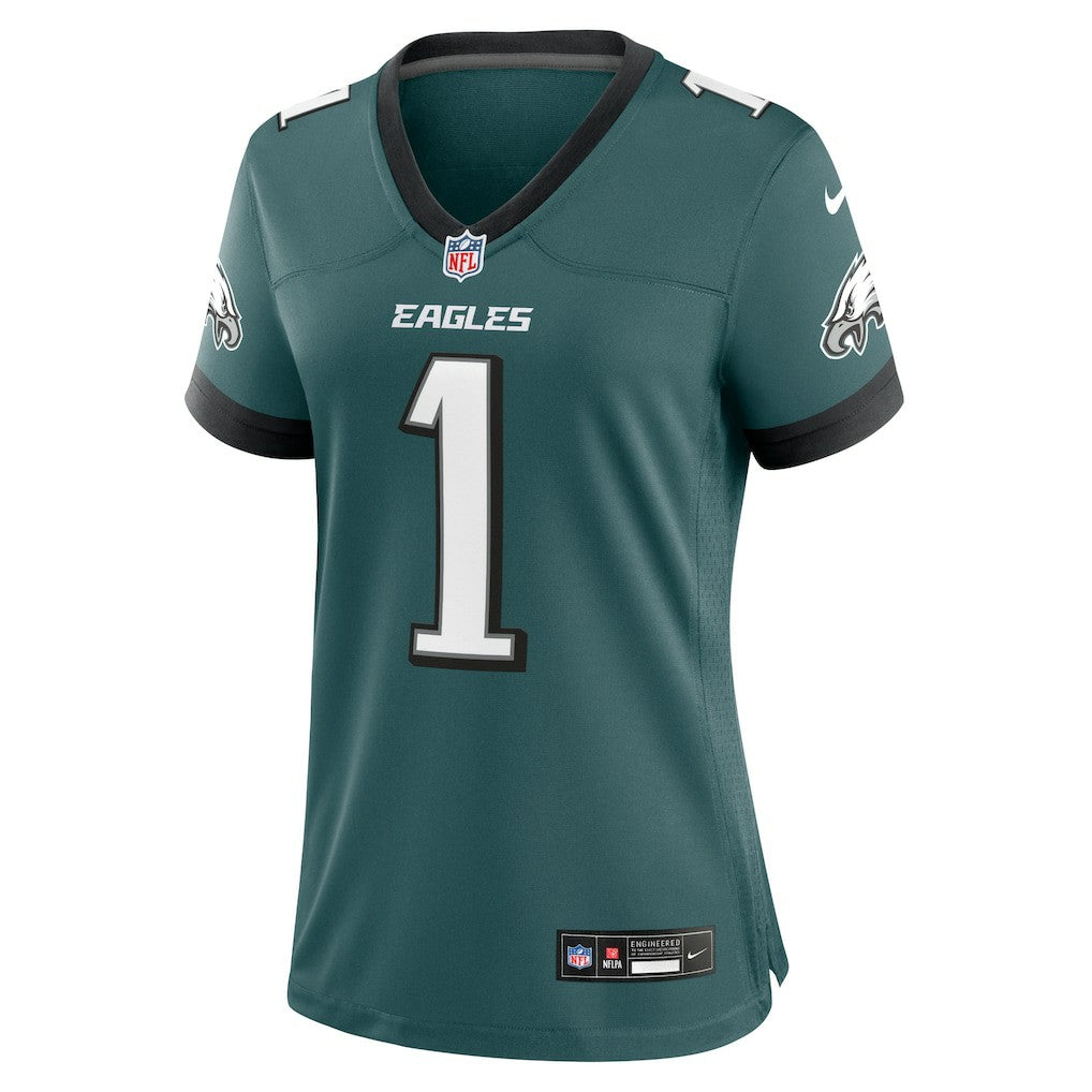 Jalen Hurts Philadelphia Eagles Women's Team Game Jersey Midnight Green | Nike for Sale